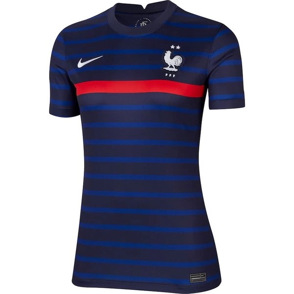 Camiseta Francia Primera Equipación Mujer 2020 Azul